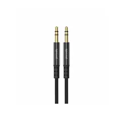 کابل صدای پرودو مدل Porodo Metal Braided AUX Cable PD-AUA12-BK به طول 1.2 متر