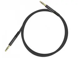 کابل صدای پرودو مدل Porodo Metal Braided AUX Cable PD-AUA12-BK به طول 1.2 متر