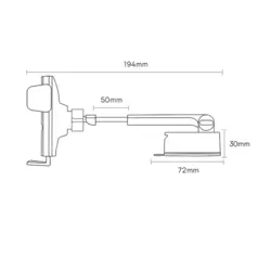 هولدر و شارژر وایرلس باسئوس مدل Baseus Wisdom CGZX000101 با توان توان 15 وات