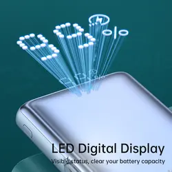 پاور بانک مگنتی مک دودو مدل Mcdodo MC-0690 Digital Magnetic Display با ظرفیت 10000mAh