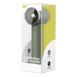 پنکه دستی و پاوربانک باسئوس Baseus ACFX010002 Flyer Turbine با ظرفیت 4000maH و کابل متصل لایتنینگ