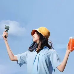 پنکه دستی و پاوربانک باسئوس Baseus ACFX010002 Flyer Turbine با ظرفیت 4000maH و کابل متصل لایتنینگ