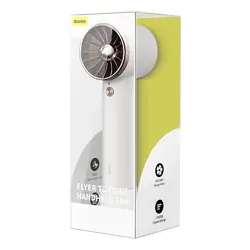 پنکه دستی و پاوربانک باسئوس Baseus ACFX010002 Flyer Turbine با ظرفیت 4000maH و کابل متصل لایتنینگ