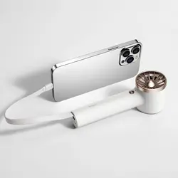 پنکه دستی و پاوربانک باسئوس Baseus ACFX010002 Flyer Turbine با ظرفیت 4000maH و کابل متصل لایتنینگ