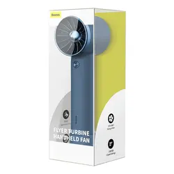 پنکه دستی و پاوربانک باسئوس Baseus ACFX010002 Flyer Turbine با ظرفیت 4000maH و کابل متصل لایتنینگ