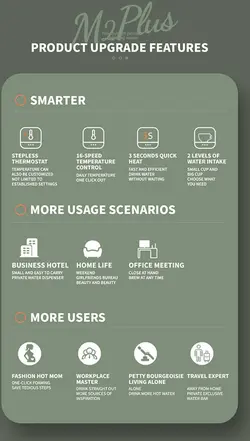 دستگاه آب جوش فوری شیائومی Xiaomi JMEY M2 Plus Water Dispenser