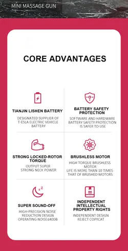 ماساژور تفنگی شیائومی مدل Techlove Mini Massage Gun TL2001