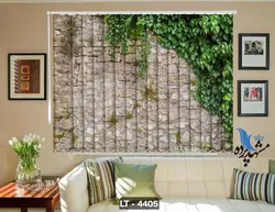 پرده لوردراپه تصویری منظره LT4405