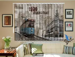 پرده لوردراپه تصویری قطار LT4388