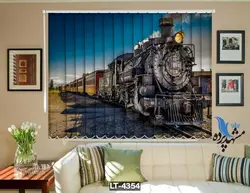 پرده لوردراپه تصویری قطار LT4354