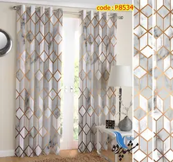 پرده پانچ طرح سنگ کد p8534