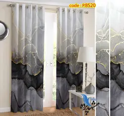 پرده پانچ طرح سنگ کد p8520