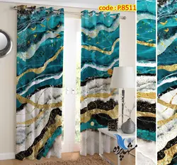 پرده پانچ طرح سنگ کد p8511