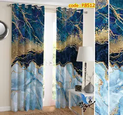 پرده پانچ طرح سنگ کد p8512