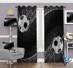 پرده پانچ ورزشی طرح توپ دروازه S10005