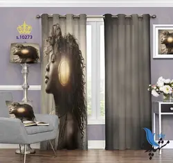 پرده پانچ کلاسیک طرح موزیکال S10273