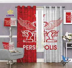 پرده پانچ ورزشی  طرح پرسپولیس S10158