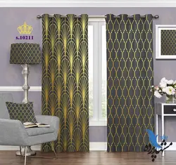 پرده پانچ پذیرایی طرح فانتزی S10211