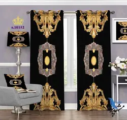 پرده پانچ پذیرایی طرح مدرن S10152