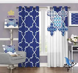 پرده پانچ پذیرایی طرح کتیبه S10523
