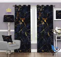 پرده پانچ  طرح پتینه S10895