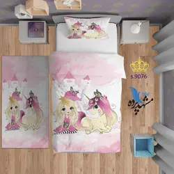 ست روتختی کودکانه طرح دختر S9076