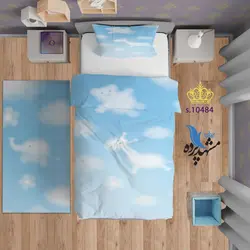 ست روتختی کودکانه طرح آسمان آبی S10484