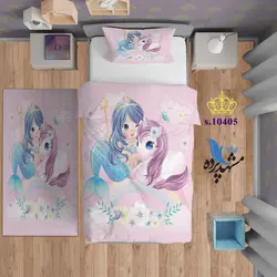 ست روتختی کودکانه طرح پری دریایی S10405