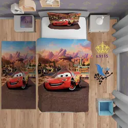 ست روتختی کودکانه طرح انیمیشن مکویین S9115