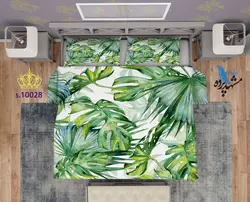 ست روتختی طرح طبیعت برگ S10028