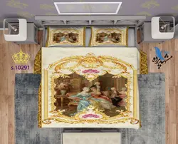 ست روتختی طرح نقاشی کلاسیک S10291