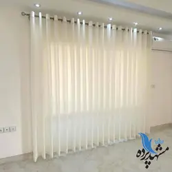 پرده کرپ شاین اسکاچی درجه یک با دوخت در ارتفاع دلخواه سفارشی (قیمت هر یک متر)