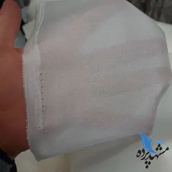 پرده کرپ شاین اسکاچی درجه یک با دوخت در ارتفاع دلخواه سفارشی (قیمت هر یک متر)