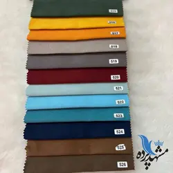 پرده پانچ کتان هازان رنگ خردلی و سبز با ارتفاع دلخواه سفارشی (قیمت هر قواره)