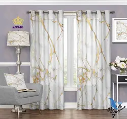 پرده پانچ طرح سنگ کد s9940