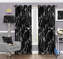 پرده پانچ طرح سنگ کد s9885