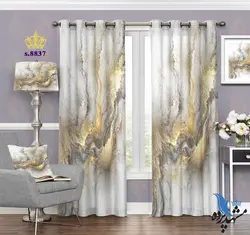 پرده پانچ طرح ابر و باد کد s8837