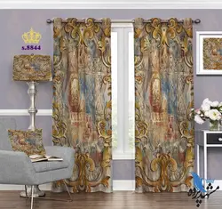 پرده پانچ فانتزی طرح نقاشی کلاسیک کد S8844