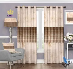 پرده پانچ فانتزی طرح نقطه های خوشنویسی کد S8834