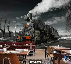 پوستر دیواری طرح قطار کد PT7013