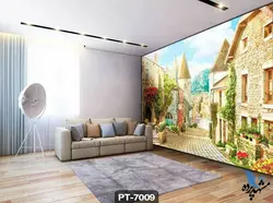 پوستر دیواری طرح کوچه سرسبز کد PT7009