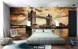 پوستر دیواری طرح پل روی آب کد PT7004