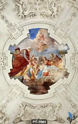 پوستر دیواری نقاشی کلاسیک کد PT7661