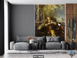پوستر دیواری نقاشی کلاسیک کد PT7659