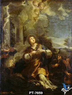 پوستر دیواری نقاشی کلاسیک کد PT7659