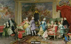 پوستر دیواری نقاشی کلاسیک کد PT7654