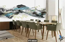 پوستر دیواری نقاشی طرح موج دریا کد PT6930