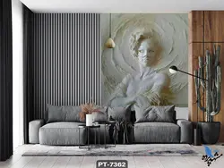 پوستر دیواری طرح مجسمه زن کد PT7362