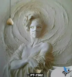پوستر دیواری طرح مجسمه زن کد PT7362