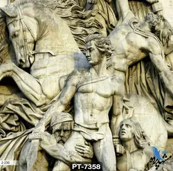 پوستر دیواری طرح مجسمه مرد کد PT7358